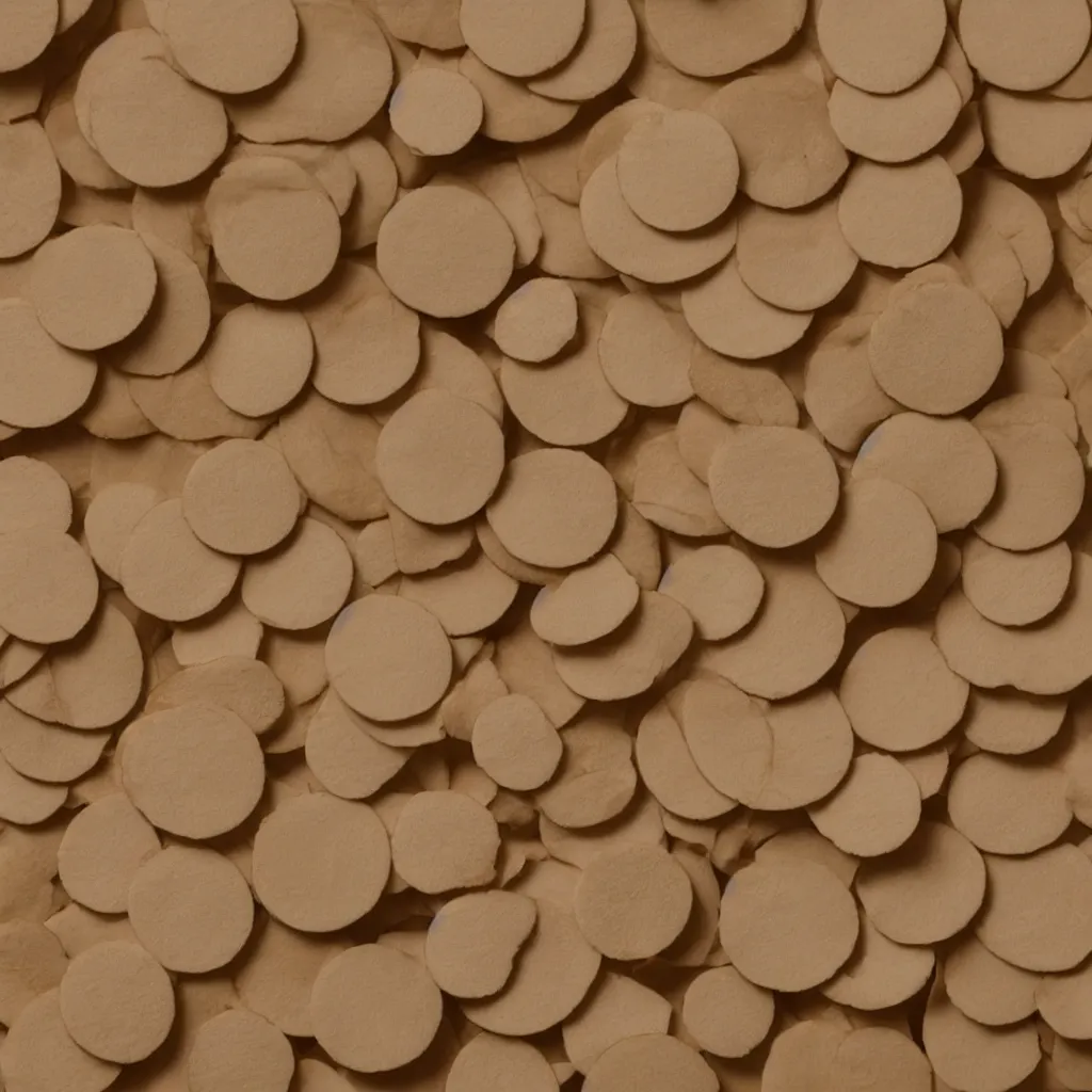 Prompt: close - up view of wafers on top of a wooden table, 8 k, high detail, photorealistic, proper shading