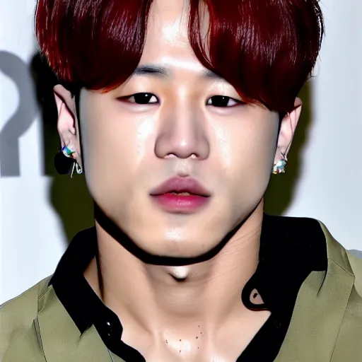 Prompt: Jimin, Jimin's right eyelid is swollen, Jimin's left eyelid sweeping curvy, Jimin's very small Grecian nose, Jimin's lip upper thickness is almost identical to the lower but slightly smaller, the adjoining part of the upper lip to the lower lip is figuratively similar to the chicks beak, Jimin's neutral canthal tilt, jimin, jimin, jimin, jimin, jimin, accurate jimin face, jimin real face, Park Jimin, South Korean singer & dancer Park Jimin  BTS member PARK JIMIN OF BTS THE SINGER & DANCER PARK JIMIN, JIMIN JIMIN JIMIN JIMIN JIMIN JIMIN JIMIN JIMIN JIMIN