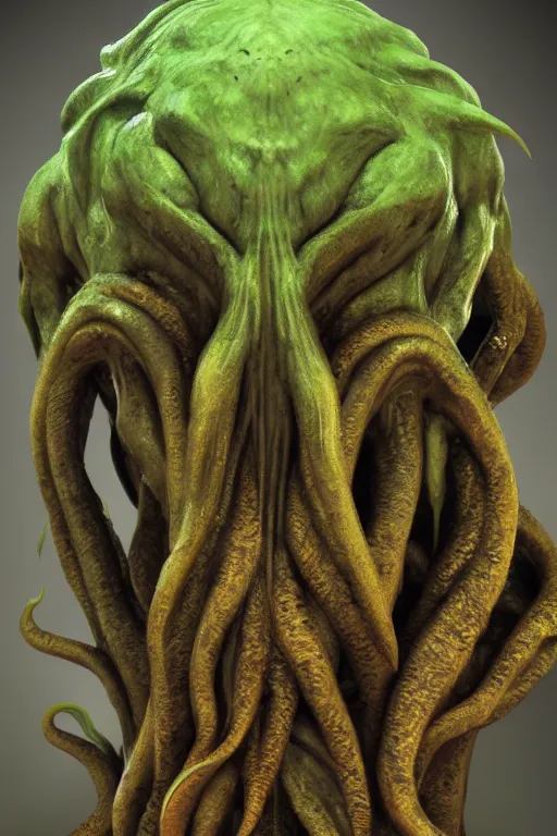 Image similar to a portrait of Cthulhu, ultra realistic, 8K,