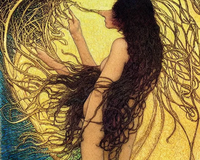 Image similar to carlos schwabe