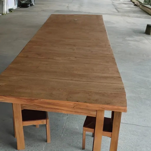 Prompt: really big table
