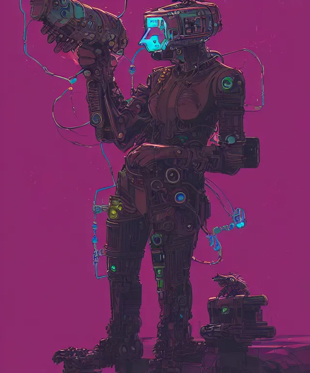 Image similar to a portrait of an anthropomorphic cyberpunk beaver holding a chaingun, cyberpunk!, fantasy, elegant, digital painting, artstation, concept art, matte, sharp focus, illustration, art by josan gonzalez