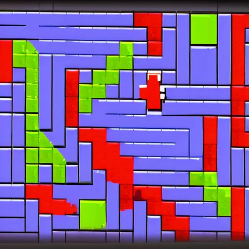 Prompt: tetris as a roguelike