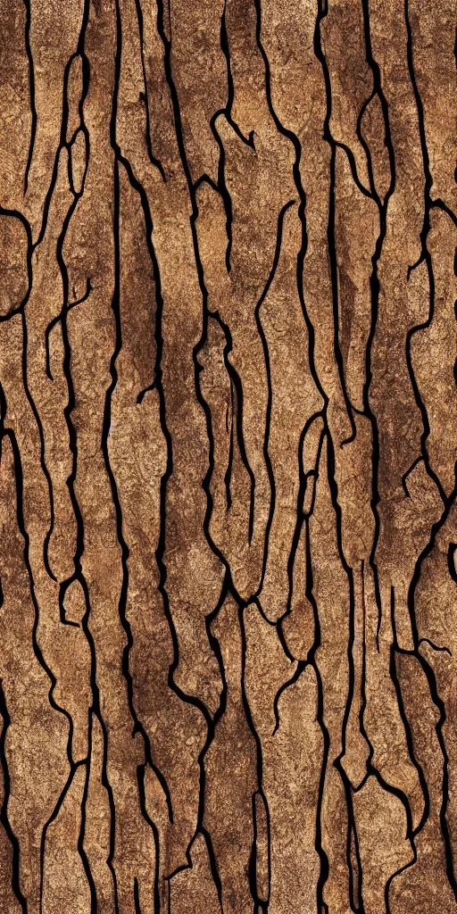 Image similar to A seamless texture of tree bark, 8k, detailed