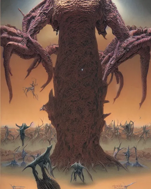 Image similar to the Precursor by Wayne Barlowe