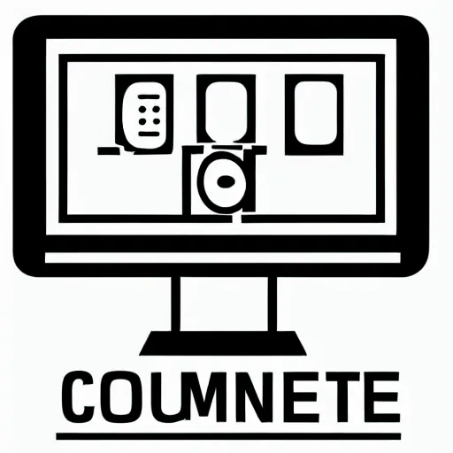 Image similar to computer store logo, vector