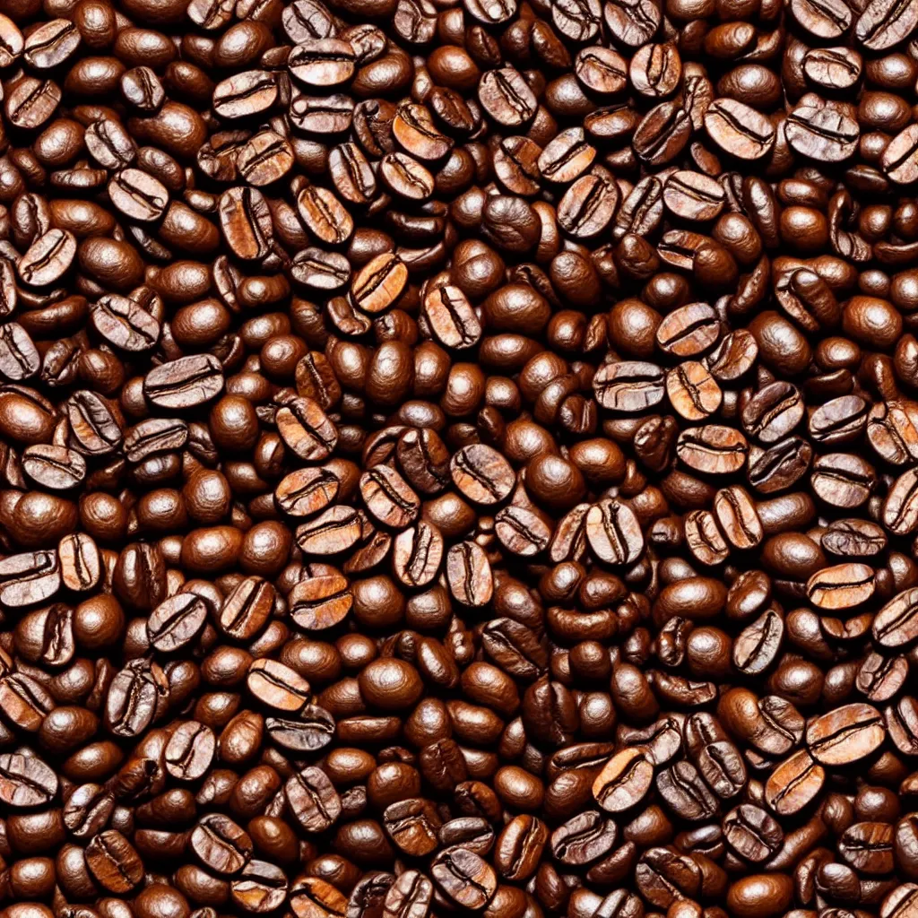 Prompt: close up view of coffee beans on top of a wooden table, 8k, photorealistic, proper shading