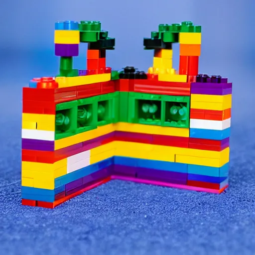 Prompt: pride parade lego set