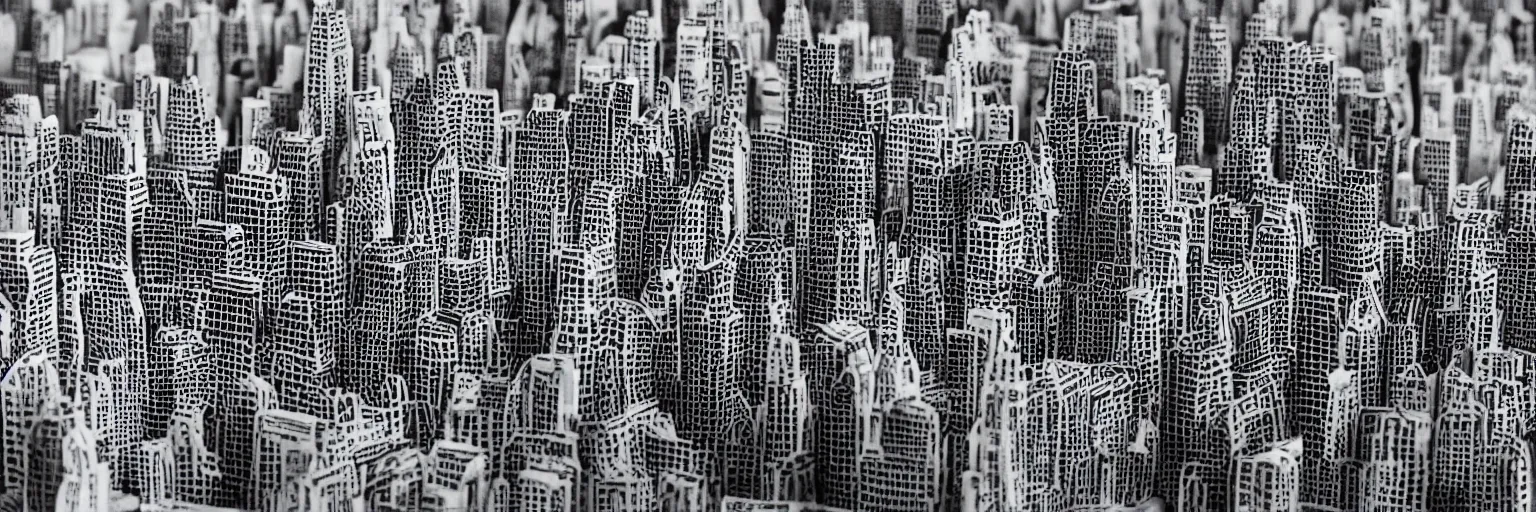 Prompt: cityscape architecture paper art