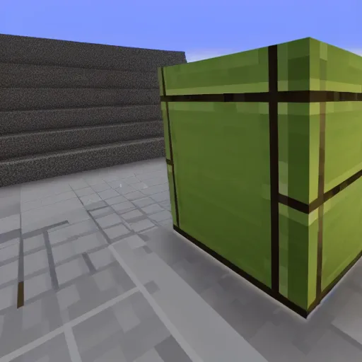 Image similar to A super computer in minecraft