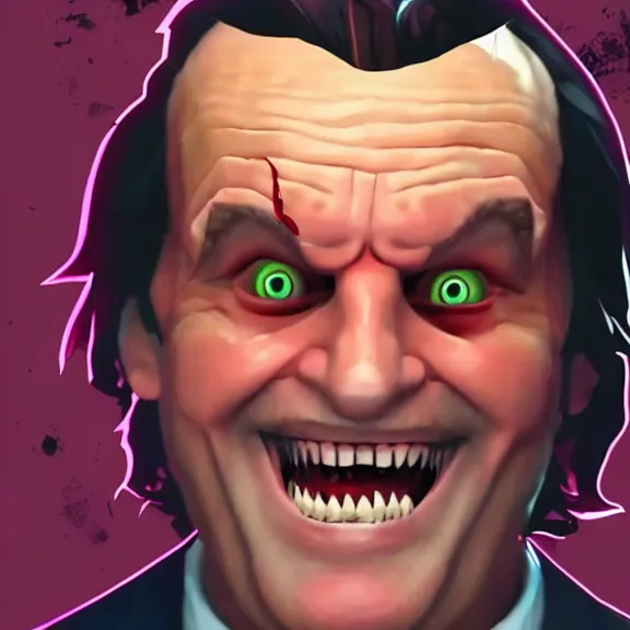 Image similar to jack torrance in fortnite