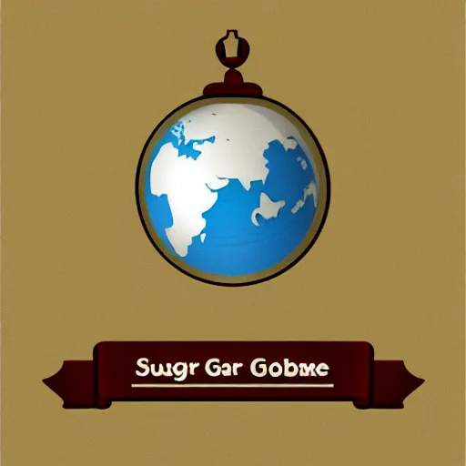 Prompt: “sugar globe, vector”