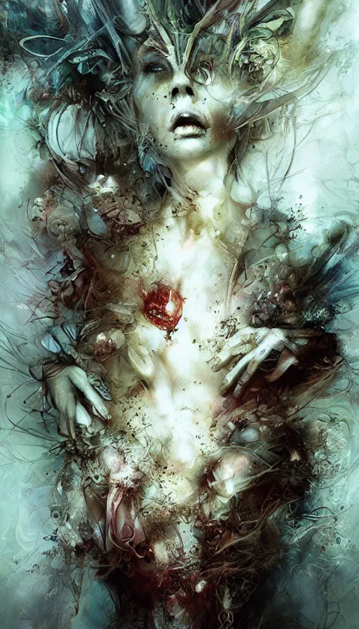 Prompt: psytrance artwork, by ryohei hase