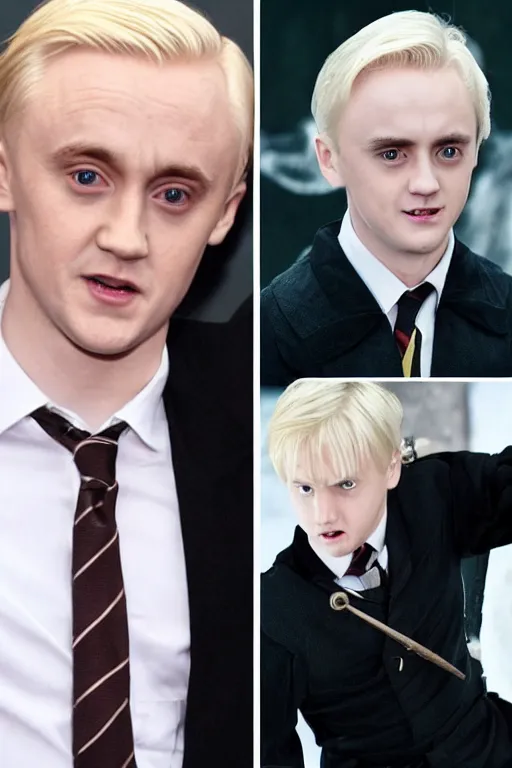 Prompt: draco malfoy and harry potter