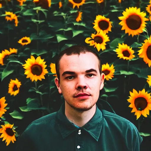 Prompt: Rex Orange County, Sunflower