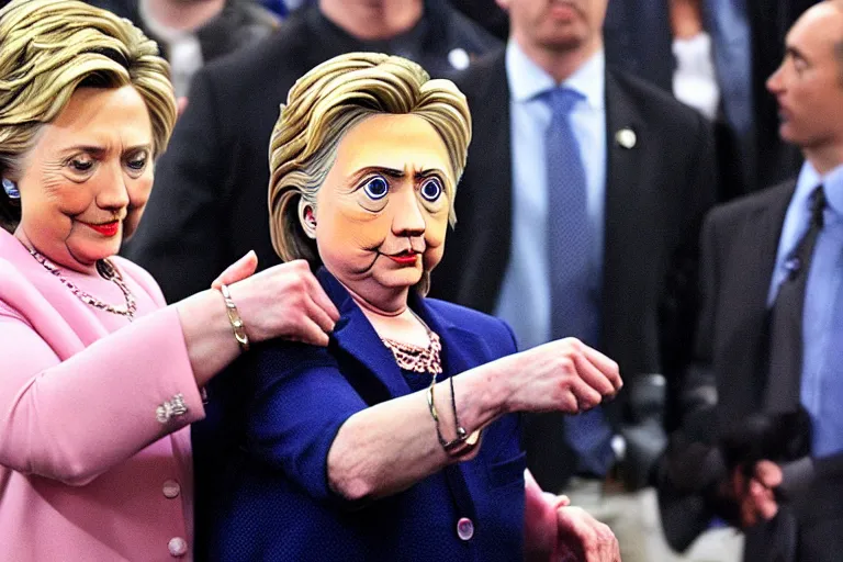 Image similar to hillary clinton handcuffed