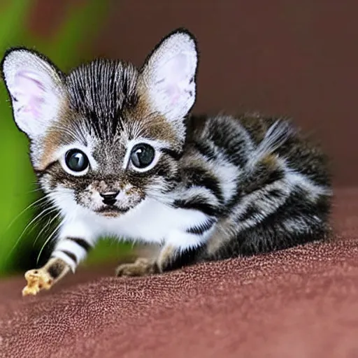 Image similar to photo of world ’ s smallest cat the size of a honeybee