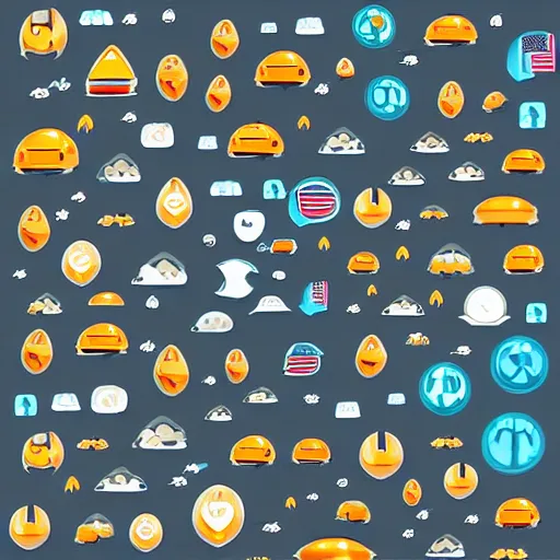 Image similar to submarine as app icon, telegram sticker design, flat design, glossy design, white outline