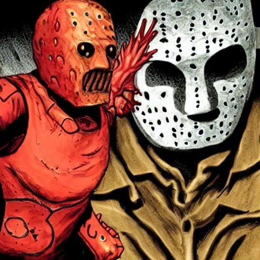 Image similar to jason vs freddy