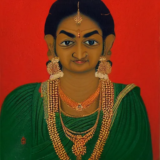 Prompt: a portrait of variamkunnan