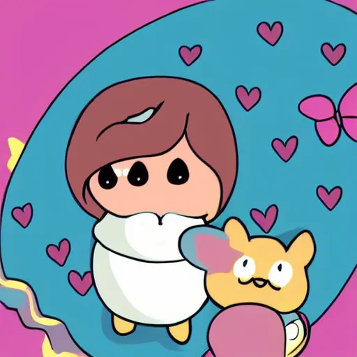 Prompt: bee and puppycat