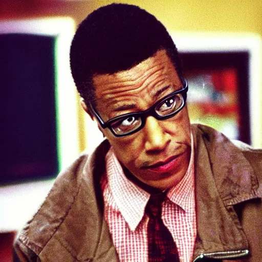 Image similar to “Gus Fring in a 90s sitcom”