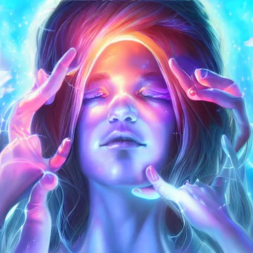 Image similar to beautiful realistic astral portal by artgerm