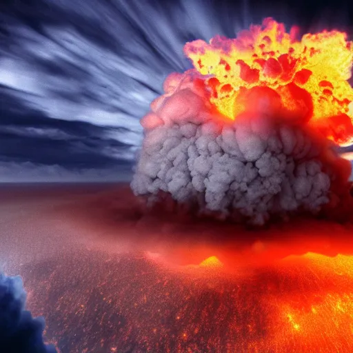 Image similar to nuclear explosion, 4 k