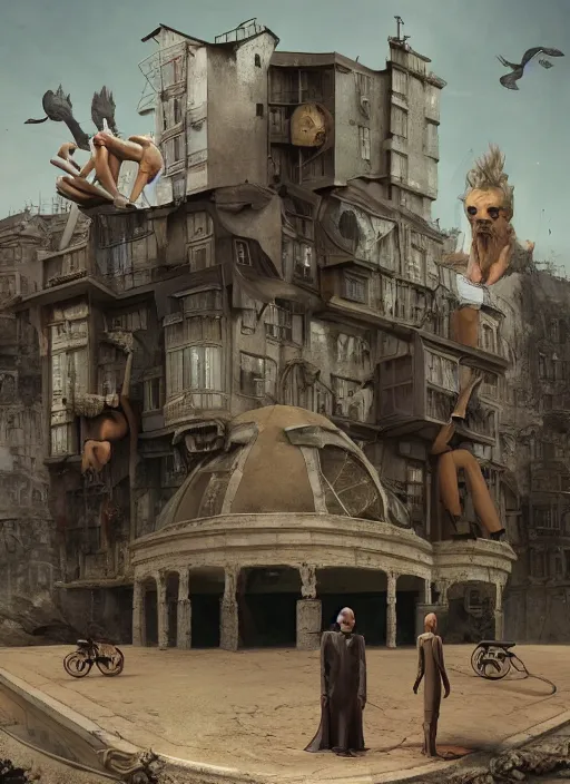 Image similar to nikolina petolas, michael parkes, michal karcz, aykut aydogdu, artem chebokha, alexander jansson, allen williams, anja millen, simon stalenhag, adam paquette