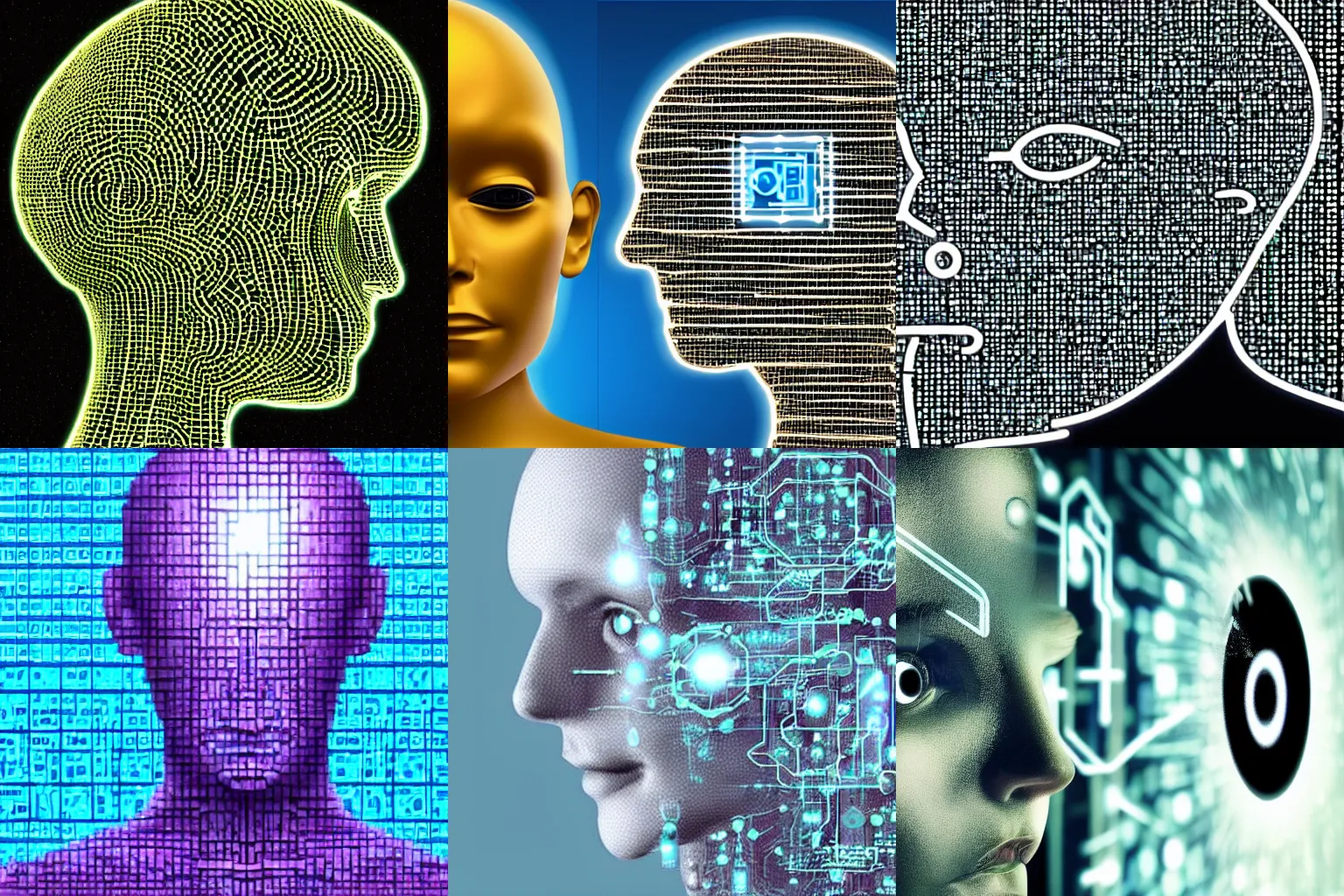 Prompt: picture of artificial intelligence thinking about generating an image