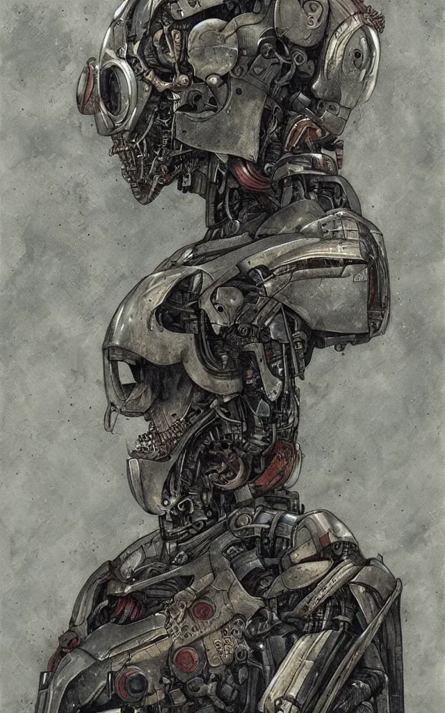 Image similar to futurist cyborg knight, perfect future, award winning art by santiago caruso