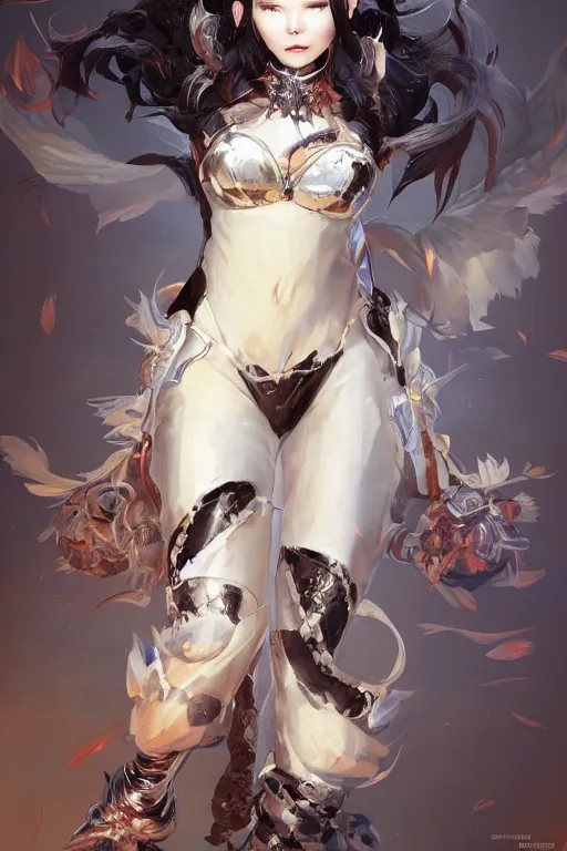 Prompt: soulless Bjork in a blade and soul spinoff artbook rendered by the artist Max Berthelot, Hyung tae Kim, Jiyun Chae, Lê Long, Joe Madureira, trending on Artstation by Hyung tae Kim, artbook, Stanley Artgerm Lau, WLOP, Rossdraws , James Gurney