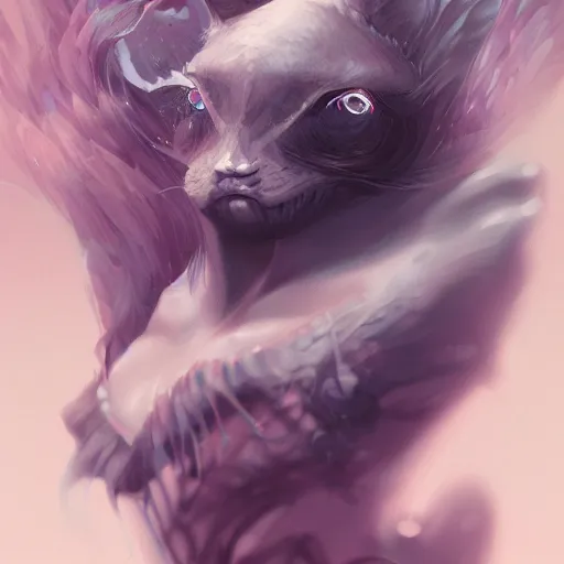 Prompt: creature, cute ,gorgeous, amazing, elegant, intricate, highly detailed, digital painting, artstation, concept art, sharp focus, illustration, art by Ross tran