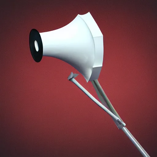 Image similar to megaphone render