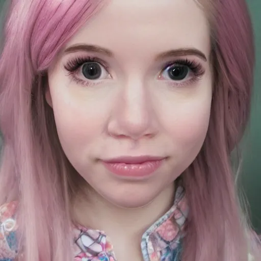 Prompt: photo still of belle delphine cute portrait