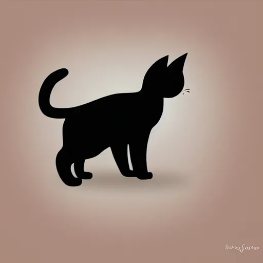 Prompt: black cloudy shadow in a cat shape, blurry, digital painting, misty, dull, ominous, shade