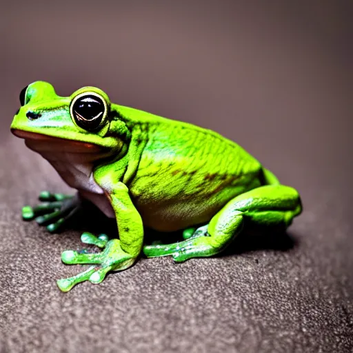 Image similar to a portrait photo of frog dog rabbit gecko, award winning photography, 5 0 mm