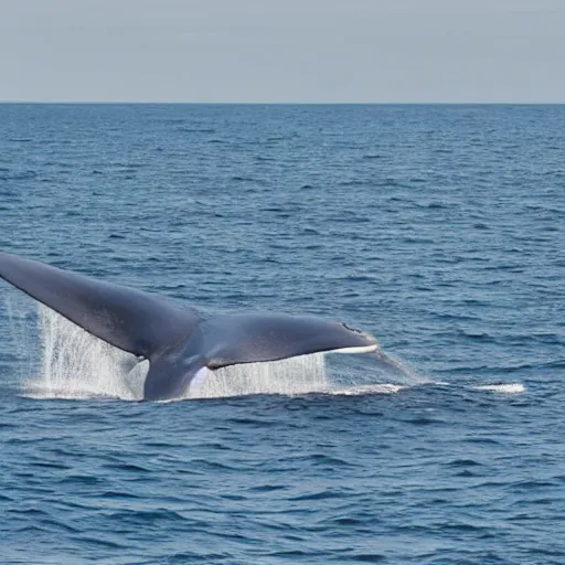 Image similar to a photo of a blue whale coming up for air photography