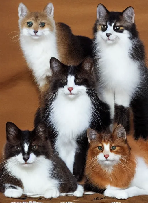 Prompt: a collection of kitlers