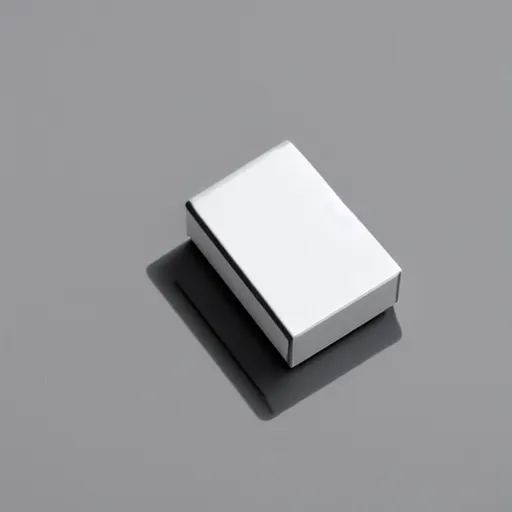 Image similar to a lighter designed by dieter rams, white background, studio photograph