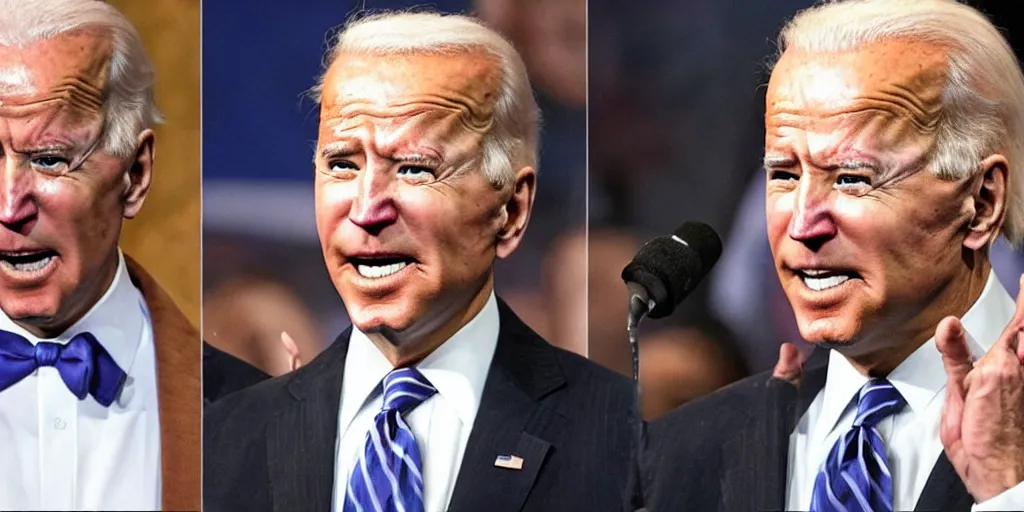 Image similar to joe biden wcw wrestling, detailed facial expressions, hyper detailed