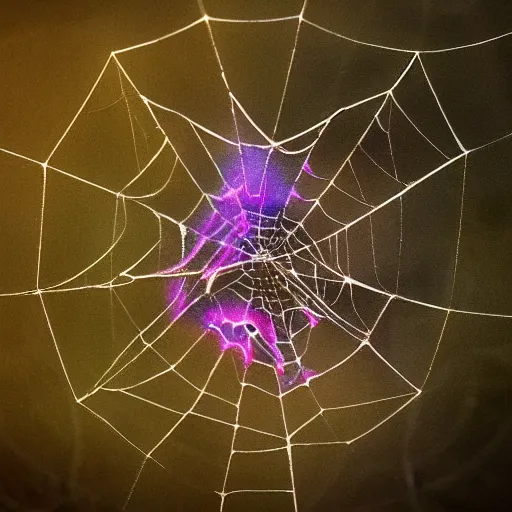 Image similar to Astral spider feeding on human aura