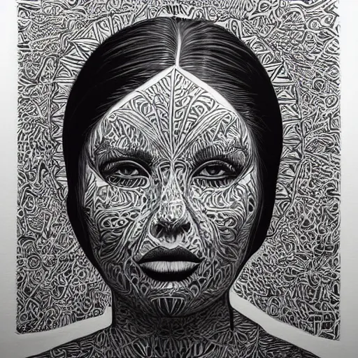 Woman Portrait Intricate Art By Phlegm Stable Diffusion Openart