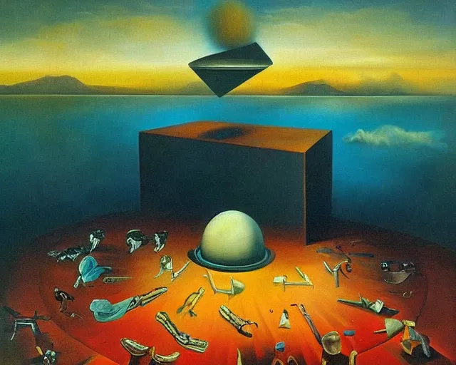 Image similar to the best surrealist masterpiece of all times by the biggest surrealist master painter, surrealist elements, surrealist atmosphere, surrealism, hypersurrealism, surrealistic