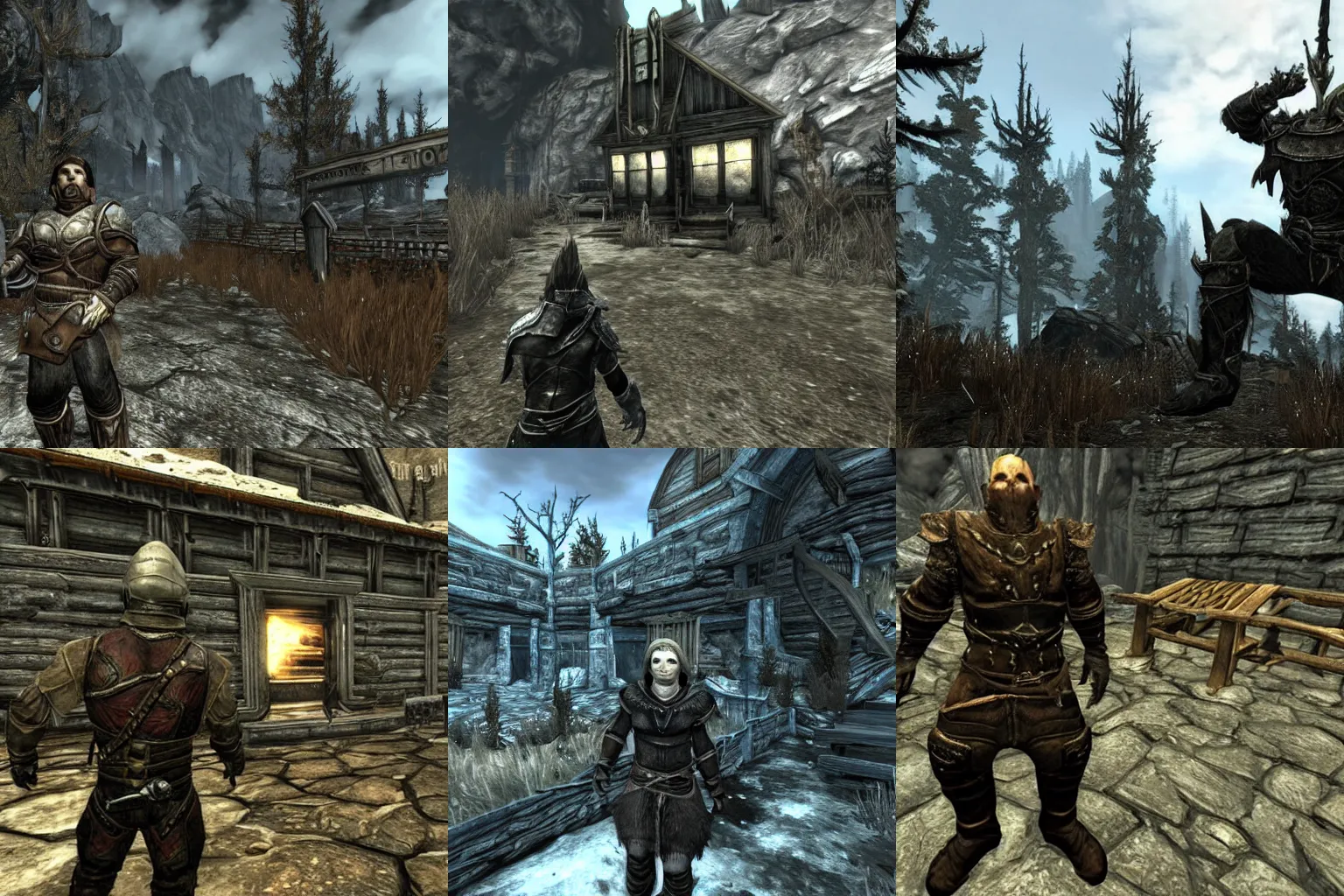 Prompt: skyrim fallout