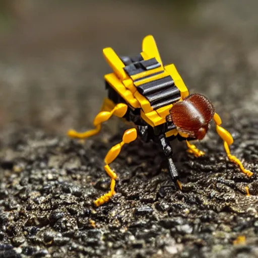 Image similar to macro lego insects pinhole