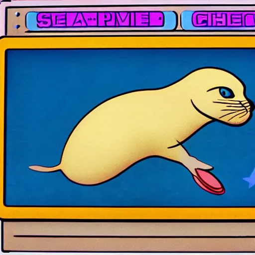 Image similar to ! dream photo screenshot from british 1 9 8 0 s game show, the sealion of fortune