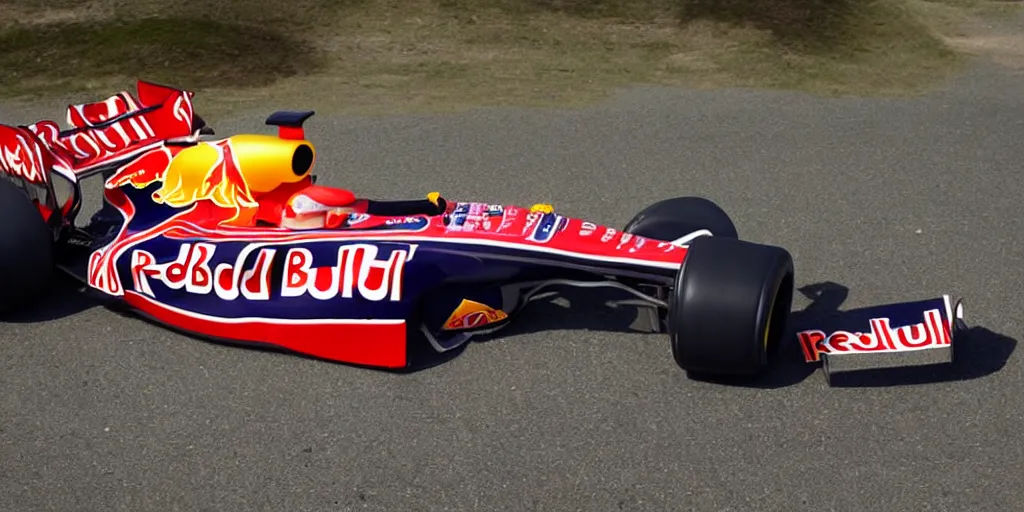 Image similar to Red Bull f1 car built in 1984