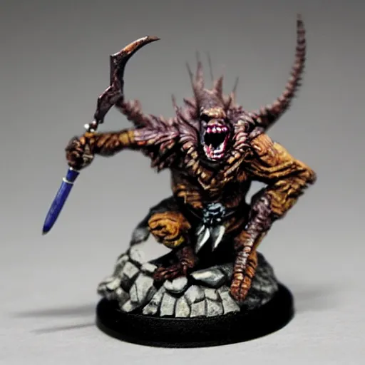 Image similar to d & d mini beast snagga boy painted