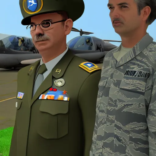 Image similar to mario as air force commander, hyper realistic,